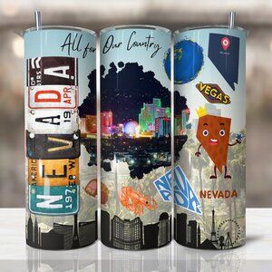 Nevada Tumbler, Nevada Stainless Steel Tumbler, Nevada Coffee Tumbler